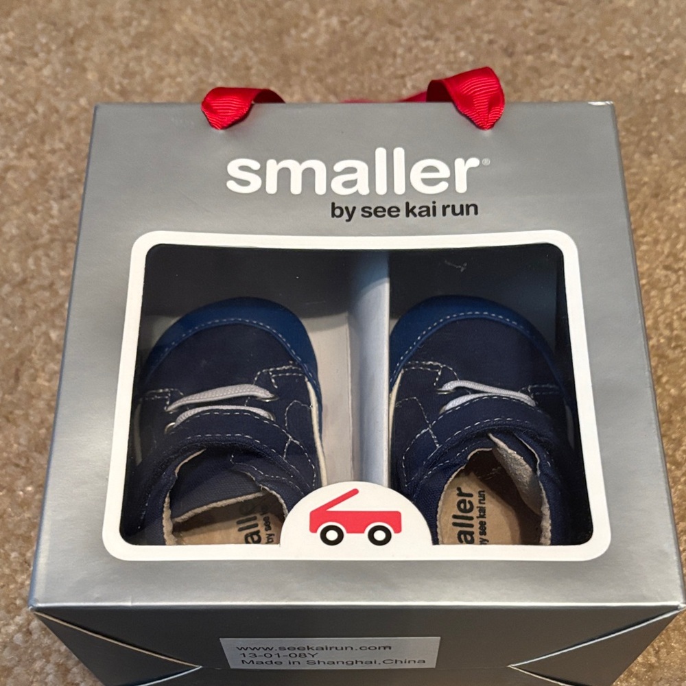See Kai Run Navy Blue Toddler Sneakers
